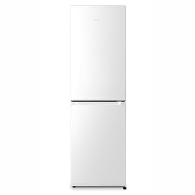 Teknix FFPH1825PW/E 55cm Freestanding 50/50 Fridge Freezer - 256 Litre Capacity - Frost Free - White with White Handle - E Rated, H182.5 x W55 x D56.2 (cm)