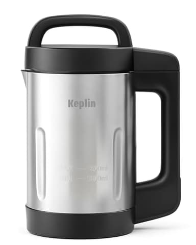 Keplin 3-in-1 Soup Maker & Blender 1.2L, Blend & Juice Functions, 3-5 Portions of Smooth & Chunky Soup, Keep Warm Mode, Auto-Stir & Overspill Sensor, One-Touch Control, Easy Clean, 2 Year Warranty