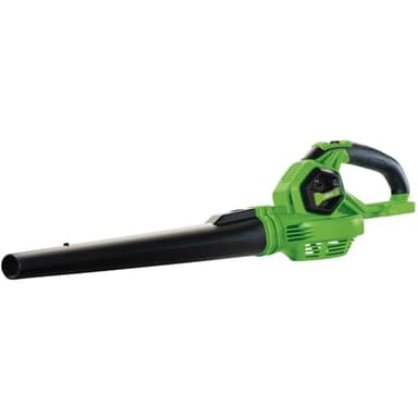 Draper D20 Cordless Leaf Blower 20V | Max Air-Flow Speed 210km/h | Nozzle Extender to 720mm | Battery Not Included | Cleaning Gardening Tool | 92425, Black