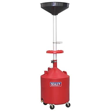 Sealey AK80D 80ltr Mobile Oil Drainer Manual Discharge