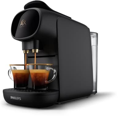 Philips L'OR Barista Sublime Capsule Coffee Machine, Double Shot, 1 or 2 Cups, Full Coffee Menu, Black (LM9012/60)