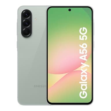 Samsung Galaxy A56 5G Smartphone, Awesome Intelligence, 8GB RAM, 256GB Memory Storage, 50MP Camera, Awesome Olive, 3 Year Samsung Extended Warranty (UK Version)