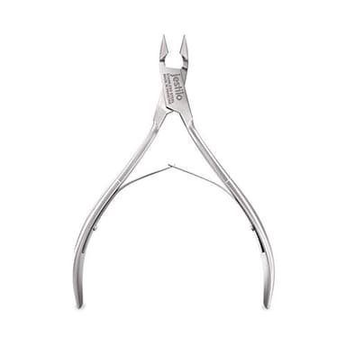 Jestilo Professional Cuticle Nippers Scissors Cutters, Removers Stainless Steel Best Nail Care Tool for Manicure and Pedicure (Silver)
