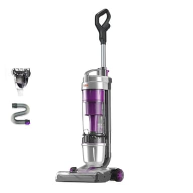 Vax Air Stretch Pet Max Corded Upright Bagless Vacuum Cleaner, Lightweight, Handheld Tool Attachments for Pet Hair, Car, Upholstery, Bed, Mattress, Home cleaning, 820W, 4.9kg, Purple, U85-AS-Pme