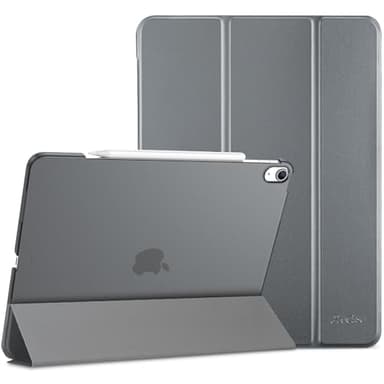 ProCase for iPad Air 13 Inch Case M4/M3/M2(2026/2025/2024), Slim Smart Cover iPad 13 Air M4 M3 M2 Case with Translucent Hard Shell Back, Supports Touch ID, Auto Wake/Sleep -Grey