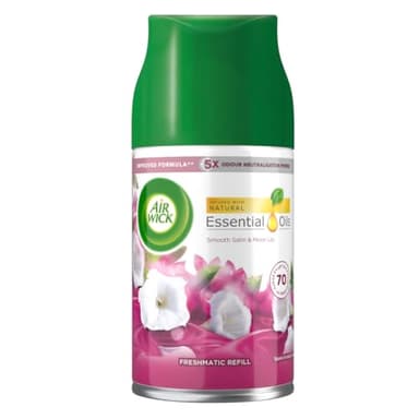 Air Wick Air Freshener, Freshmatic Auto Spray Refill, Smooth Satin and Moon Lily, 250ml