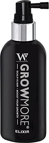 Watermans Grow More Elixir: Hair Growth Serum, Leave-In Scalp Treatment for Hair Loss & Thickening Hair. Boost Growth for Both Women & Men