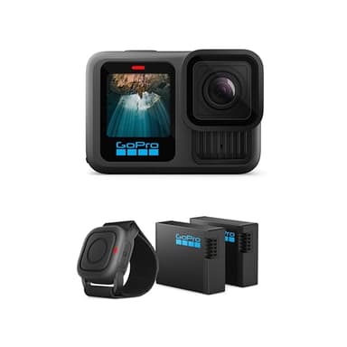 GoPro HERO13 Black Action Bundle - Includes 2 Enduro Batteries and Waterproof Shutter Remote