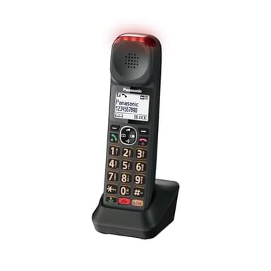 Panasonic KX-TGMA45 Digital Cordless Phone Additional Handset (No standalone) & Charging Cradle, LCD, Loud Volume, Slow Talk Mode, Tone Control, Metallic Black