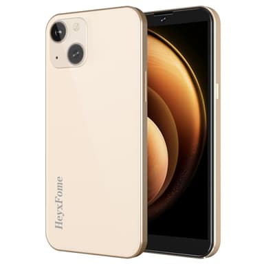 HeyxFome H3 Cheap Opened Phones, 6.0” Screen Android Phones 2GB+16GB Quad Core 4G LTE SIM Free Unlocked Android 10 Mobile phones 8MP Smartphone Dual SIM Face Unlock UK (Gold)