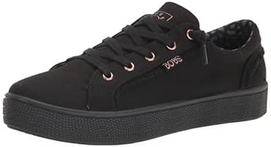Skechers Women's BOBS B Extra Cute Sneaker, Black, 6.5 UK