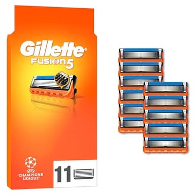Gillette Fusion5 Blades, Men's Shaving Refills Pack of 11, Precision Trimmer, Anti-Friction Razor