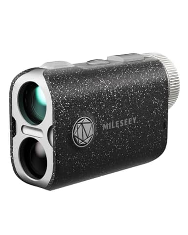 MiLESEEY PF1 All-weather Golf Range Finder, Pocket 1100 Yards Golf Rangefinder with Slope on/Off, 7.5° Wide Field of View, 0.1s Flag Lock Pulse Vibration, IP65 Waterproof, Magnetic,Coach Mode