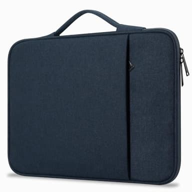 ProElife 13-Inch Laptop Sleeve Case for 2026-2022 MacBook Air 13.6-inch M5/M4/M3/M2 & iPad Pro 13-inch M5/M4 Accessory Travelling Water-resistant Bag Multifunctional Carrying Sleeve (Navy Blue)