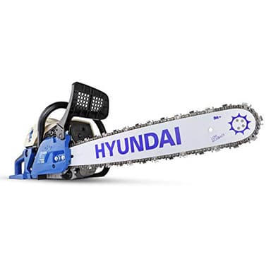 Hyundai 62cc 20” Petrol Chainsaw – Powerful Lightweight Heavy-Duty Chain Saw for Tree Felling, Logs, Firewood & Garden Use