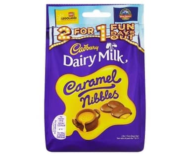 Cadbury Dairy Milk Caramel Nibbles 120g (Pack of 10)
