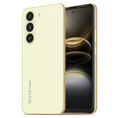 HeyxFome H4 opened Mobile Phones, Android 14 Smartphone, 6.6" HD+ Large Display, 13MP Camera, Octa Core Cheap Phones, 3GB+32GB/256GB, 4G Dual SIM Free Mobile Phone, Face ID/GPS, UK (Light Gold)