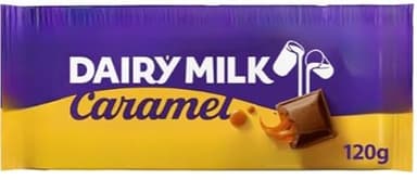 Dairy Milk Caramel Chocolate Bar 120g (Pack Of 12) "Indulgence in every bite, a moment of pure decadence" For All Occasions Birthday,Christmas,Easter,New Year