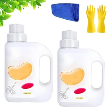 Solubrilho Tile Cleaner, 2025 NEW Multipurpose Floor Cleaner, Powerful Tile Floor Stain Remover, Quick-Drying And Non-Slip, for Mopping Home Bathroom Kitchen (2)