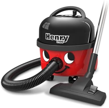 Henry HVR 200-11 Bagged Cylinder Vacuum, 9 Litres, Red, Black/Red