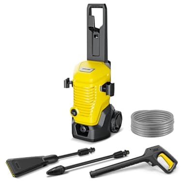 Kärcher high-pressure washer K 4 WCM Flex eco!Booster, pressure: max. 130 bar, flow rate: 420 l/h, coverage: 30 m²/h, weight: 11.5 kg, extra flexible high-pressure hose, eco!Booster, dirt blaster