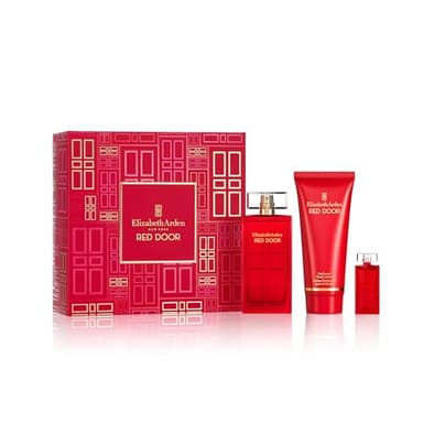 Elizabeth Arden RED DOOR Eau de Toilette 50ml 3-piece Gift Set, floral woody perfume, luxury fragrance gifting for women