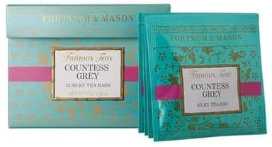 FORTNUM & MASON, Countess Grey, 15 Whole Leaf Silky Teabags