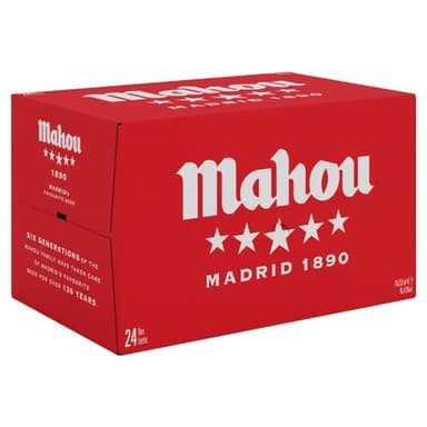 MAHOU 5 EST 4.8% BOTTLE 6X4PACKS (X24PACK) 330 ML