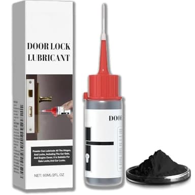 Graphite Powder Lubricant Spray - Dry Lube for Locks, Cylinders & Treadmills, Long-Lasting Non-Stick Key Lock Cylinder Lubricant, Prevents Freezing & Corrosion