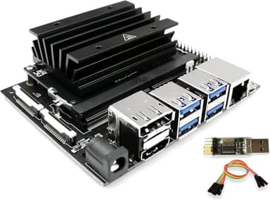 Jetson Nano Developer Kit 4GB RAM 16G eMMC Onboard for AI Robotics Machine Learning (Heatsink Version)