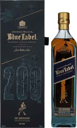 Johnnie Walker Blue Label Limited Edition 200 Year Anniversary Blended Scotch Whisky 70cl in Gift Box