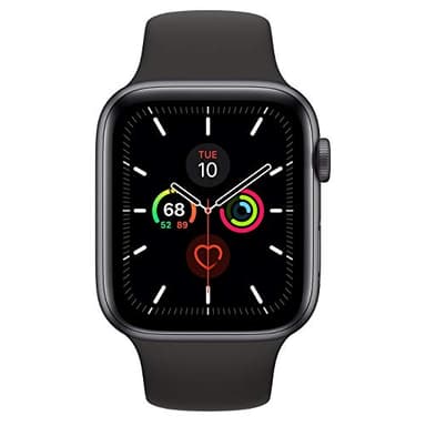 Apple Watch Series 5 40mm (GPS + Cellular) - Space Grey Aluminium Case with Black Sport Band (Renewed)