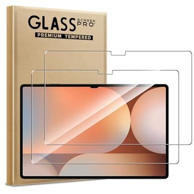 WFTE [2-Pack Screen Protector for Samsung Galaxy Tab S10 Ultra/S9 Ultra/S8 Ultra 14.6",Anti-Scratch,HD Clear,Bubble-Free,Dust-Free Premium Screen Protector Tempered Glass For Samsung Tab S10 Ultra