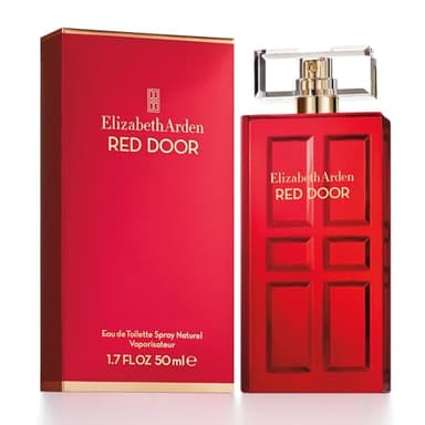 Elizabeth Arden Red Door Eau de Toilette Spray, 50ml, floral woody perfume, luxury fragrance for women