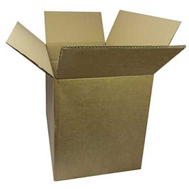 1 Strong Heavy Duty Double Wall Cardboard Box Extra Large Size 24 x 18 x 18" / 610 x 457 x 457mm Thick Packaging Packing House Moving Removal Mailing Shipping Postage Carton