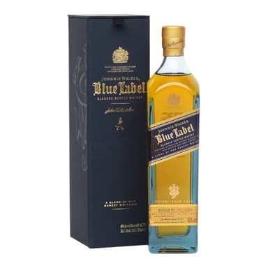 Personalised Johnnie Walker Blue Label Whisky Gift for Men, Customised Engraved Whisky Bottle, Blended Scotch Whiskey Personalised with Gift Box, Birthday and Christmas Gifts for Men (20cl / 40%)