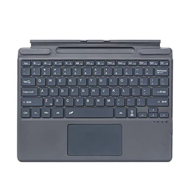 Type Cover for Microsoft Surface Pro 8, 9, 10, X or 11, Portable Slim Wireless Keyboard with Touchpad Tablet Keyboard (black, No Backlit)