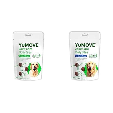 YuMOVE Daily Bites For Adult Dogs | Joint Supplement for Dogs, with Glucosamine, Chondroitin & Daily Bites For Senior Dogs | Joint Supplement for Older, Stiff Dogs, with Glucosamine