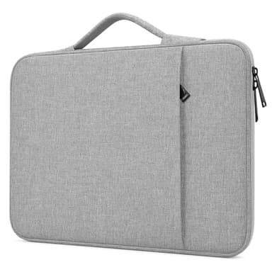 ProElife 13-Inch Laptop Sleeve Case for 2026-2022 MacBook Air 13.6-inch M5/M4/M3/M2 & iPad Pro 13-inch M5/M4 Accessory Travelling Water-resistant Bag Multifunctional Carrying Sleeve (Grey)