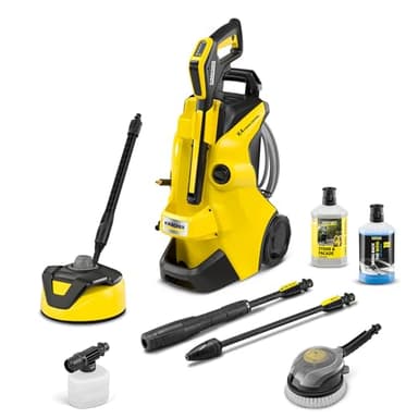 Kärcher K 4 Power Control Flex Car & Home Pressure Washer, Pressure: max. 130 bar, Flow Rate: 420 l/h, Area: 30 m²/h, Water Filter, Weight: 11.5 kg, Dirt Blaster, Spray Lance, incl. Home Kit & Car Kit