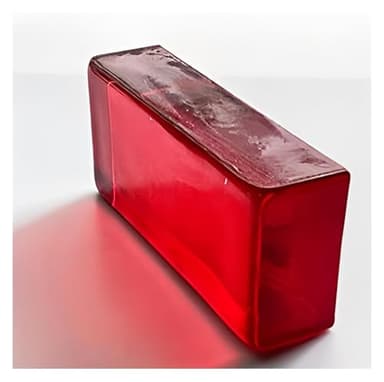 Clear Glass Blocks - Rectangular Crystal Bricks for Home, Office, Bar, and Hotel Decor