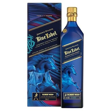 Johnnie Walker Blue Label | Lunar New Year 2026 | Year of the Horse | 40% vol | 70cl | Limited Edition | Blended Scotch Whisky | Rich Spice | Vanilla Sweetness & Honey | Dark Chocolate | Smoky Finish