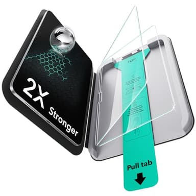 ESR 2 Pack Screen Protector for iPad Pro 11 Inch M5 2025/M4 2024, 9H Tempered Glass Film with UltraFit Tray, Apple Pencil Support, Scratch Resistant, HD Clarity, Bubble Free