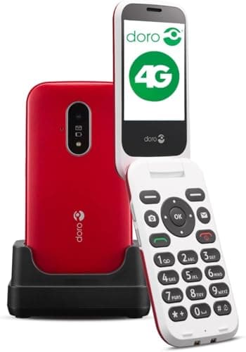 Doro 6820 Senior Mobile Phone Red