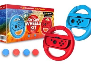 Maxx Tech Joy-Con Wheels & Grips Kit for Nintendo Switch 2&1
