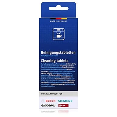 Bosch Cleaning Tablets for Coffee Machines, Pack of 10, White