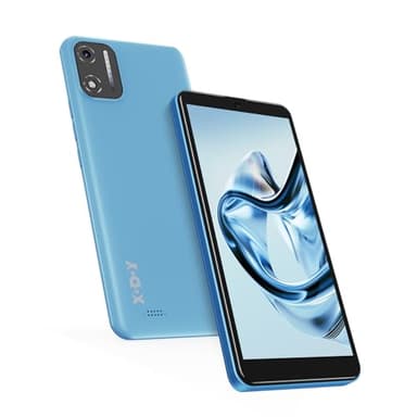 Xgody Mobile Phone SIM Free Unlocked, Android 14 Octa-Core Smartphone with 5.5'' Display, 4G Dual SIM, 2GB+16GB/128GB Expandable, 8MP+5MP Cameras, 2850mAh Battery, Face ID UK Verizon (Blue)