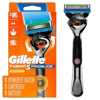 Gillette Fusion5 ProGlide Power Men's Razor, Handle & 1 Blade Refill