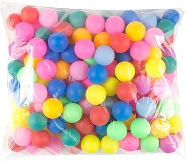 30 PackTable Tennis Balls Colored Ping Pong Balls Multi Coloured 40mm Plastic Cheaper Suitable for Cats and Dogs Parties Sports Adults Family Shool Games Not Suitable for Professional Athletes