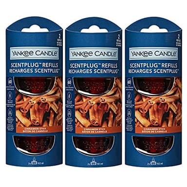 Yankee Candle - 3x Cinnamon Stick Electric Plug-In Refill Twin Pack (6 Refills In Total)